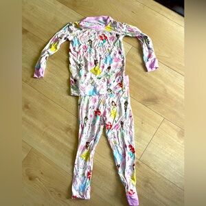 Little Sleepies Disney Princess Pajamas Set 18-24months